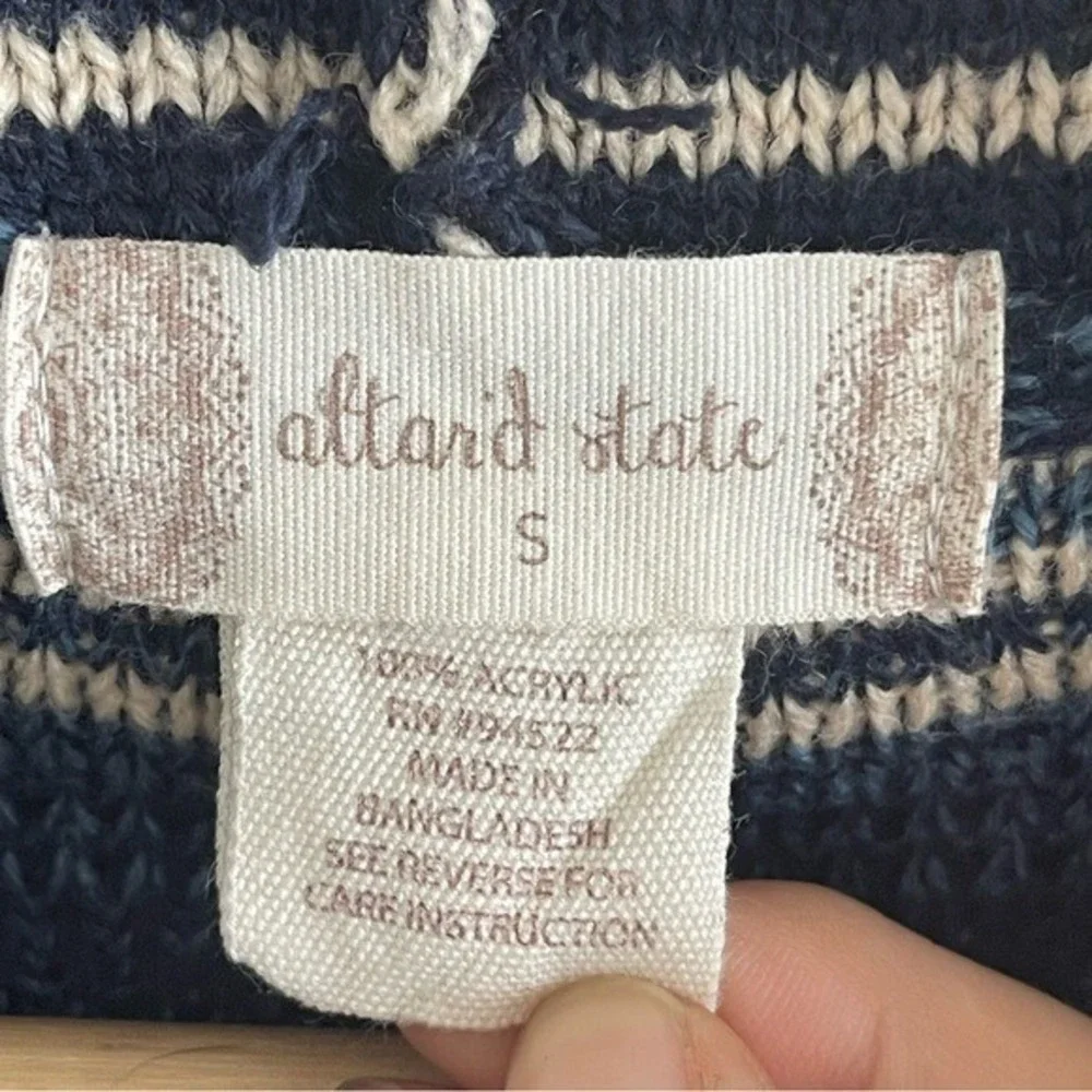 Altar'd‎ State | Women's S, Blue and Gray Waterfall Cardigan, Fringe